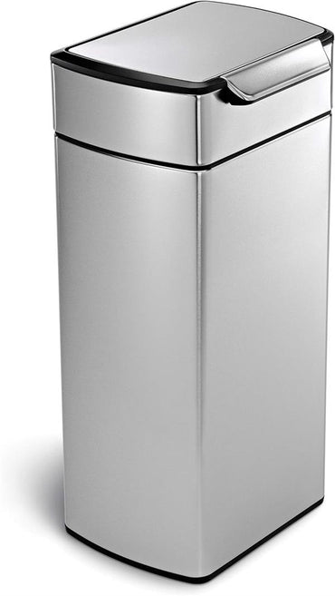 Simplehuman Rectangular Touch Bar Bin 30L Brushed Steel