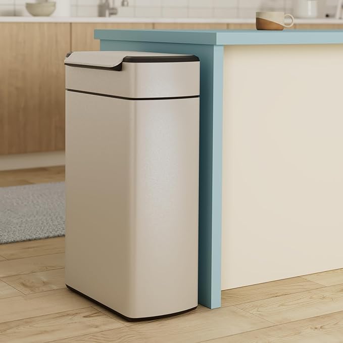 Simplehuman Rectangular Touch Bar Recycler 48L Brushed Steel