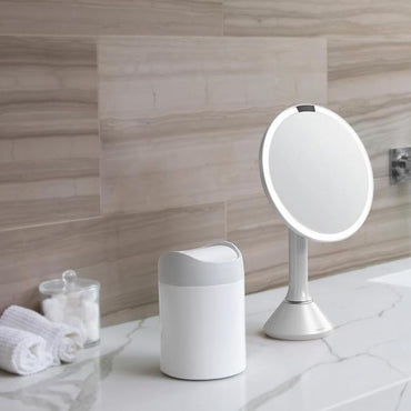 Simplehuman Mini Bin 1.5L White Steel