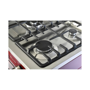 Free standing Cooker wide Semi Pro Red 60 x 90