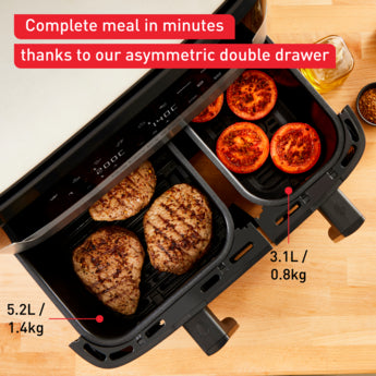 Tefal Dual Easy Fry & Grill 8.3L Air Fryer 2700W