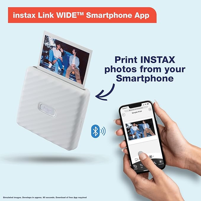Fujifilm Instax Wide Printer Kit White
