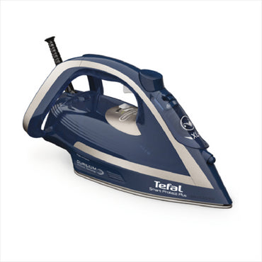 Tefal Smart Protect+ Steam Iron 2800W Auto Steam Blue Silver