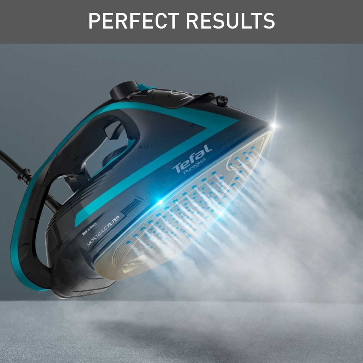 Tefal Puregliss Steam Iron 3000W Auto-Off Anti-Drip