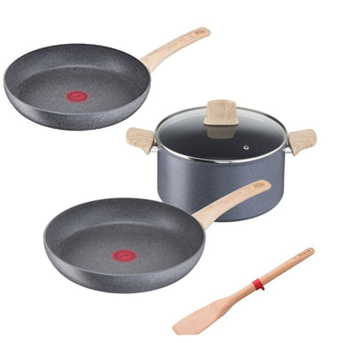 Tefal Natural Force Cookware Set 5PC Mineralia+ Induction