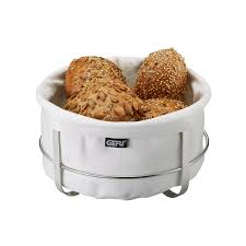 Gefu Brunch Round Bread Basket White