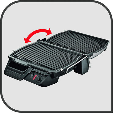 Tefal Ultracompact 600 Contact Grill 2000W 2-in-1
