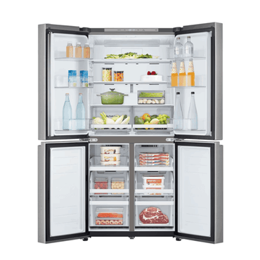 LG 4-Door Refrigerator 24FT Inverter Multi AirFlow Silver