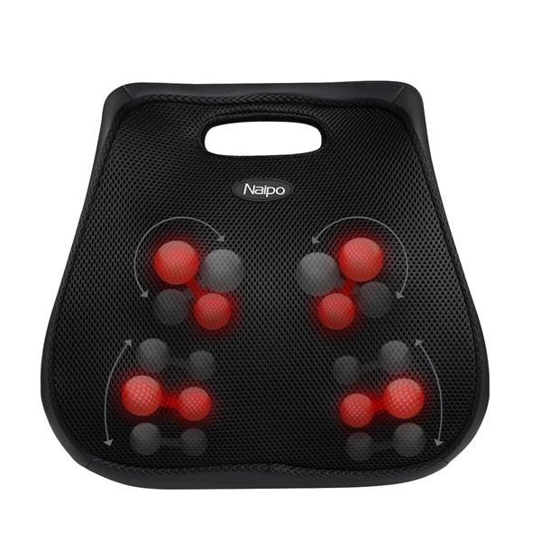 Naipo Shiatsu Massage Cushion with Heat 8 Nodes