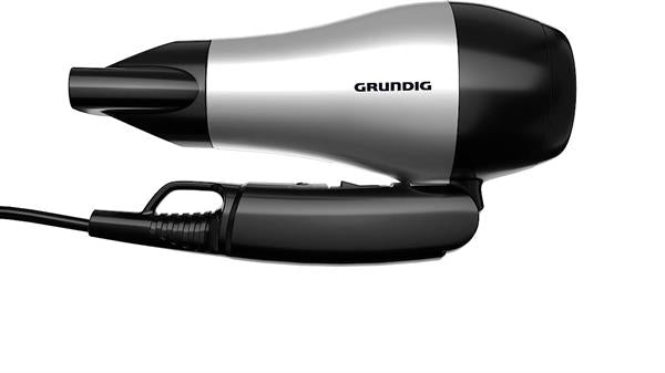 Grundig Travel Hair Dryer 1200W Silver
