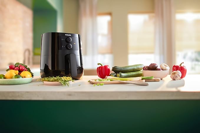 Philips Air Fryer L 4.1L 1400W Analog HomeID App Black