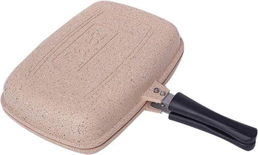 Falez Multi-Functional Double Grill Pan 34cm Brown