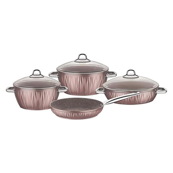 Falez Carnival 7-Piece Cookware Set Rose