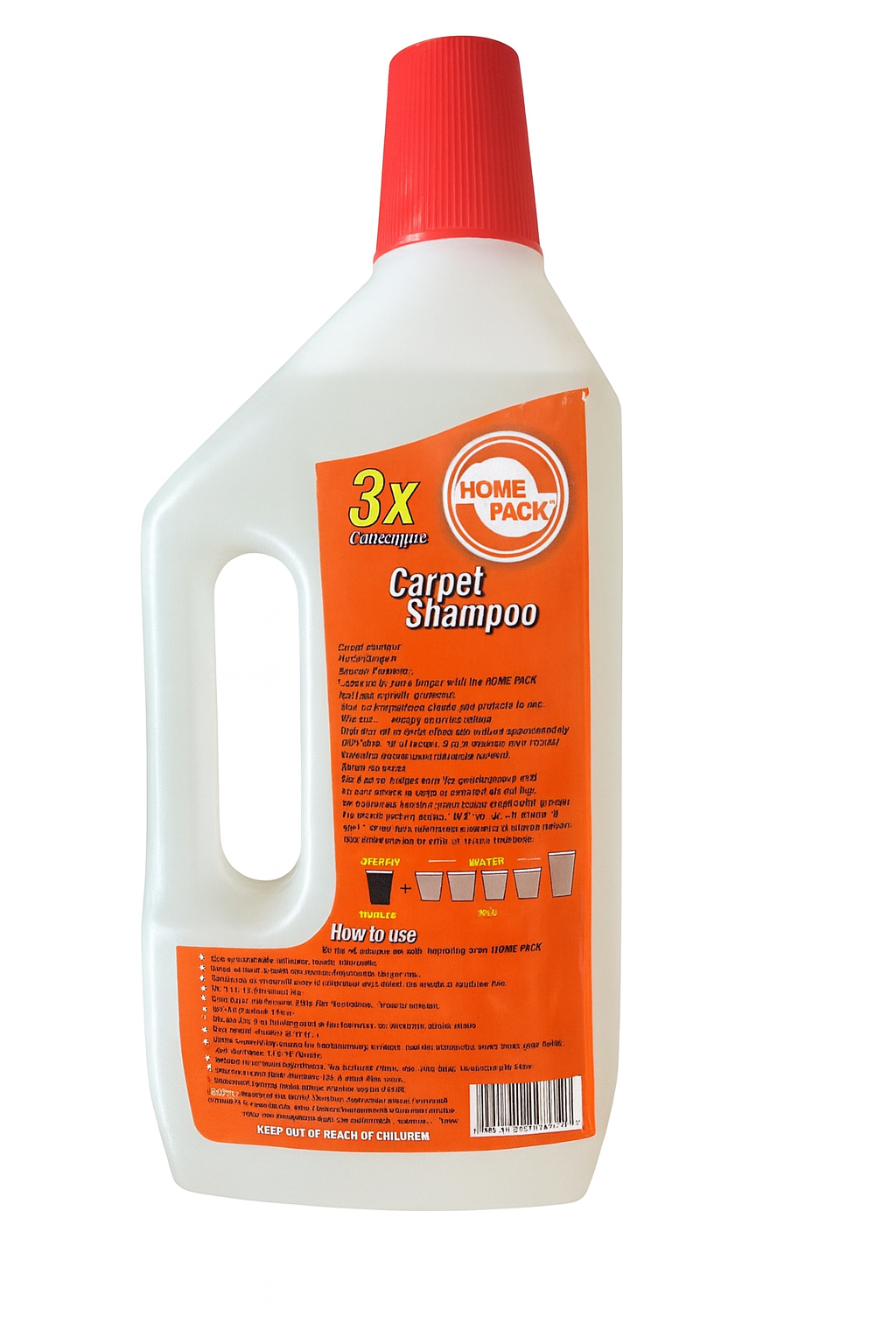 HomePack Carpet Shampoo 3x Concentrate Lavender 1L