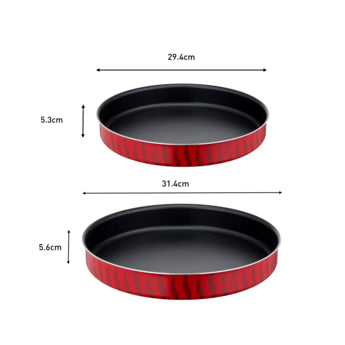 Tefal Tempo Flame Kebbe Dish Set 2PC (28/30cm)