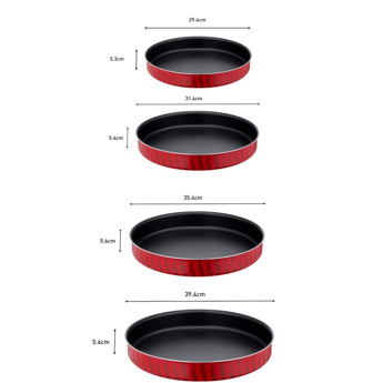 Tefal Tempo Flame Kebbe Dish Set 4PC