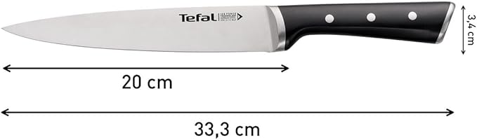 Tefal Ice Force Slicing Knife 20cm German Steel