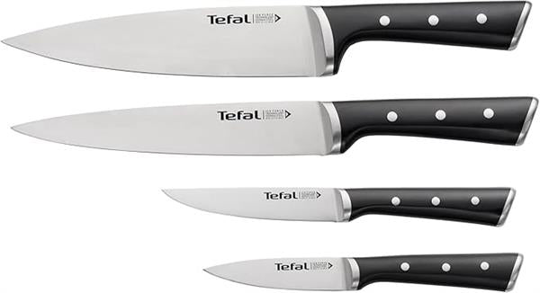 Tefal Ice Force Knife Set 4PC Slicer Chef Utility Paring German Steel