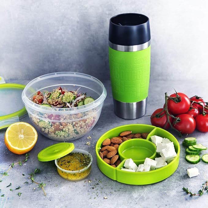 Tefal Travel Mug 0.36L Lime Silver