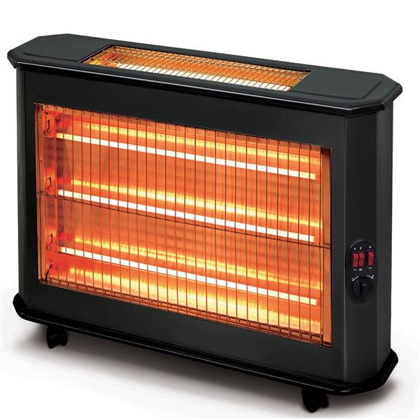 Luxell Quartz Heater 2800W 5 Tubes Adjustable Thermostat