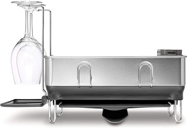 Simplehuman Compact Steel Frame Dishrack Grey