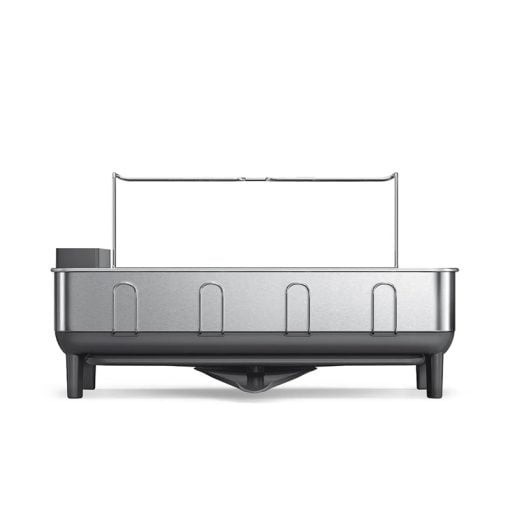 Simplehuman Steel Frame Dishrack with Wine Glass Rack