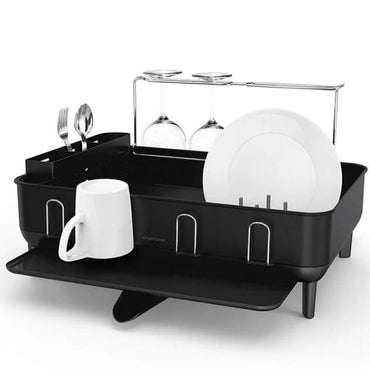 Simplehuman Steel Frame Dishrack Black