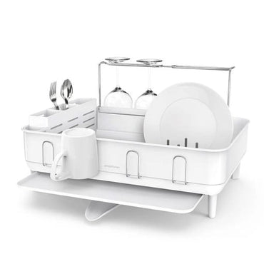Simplehuman Steel Frame Dishrack White
