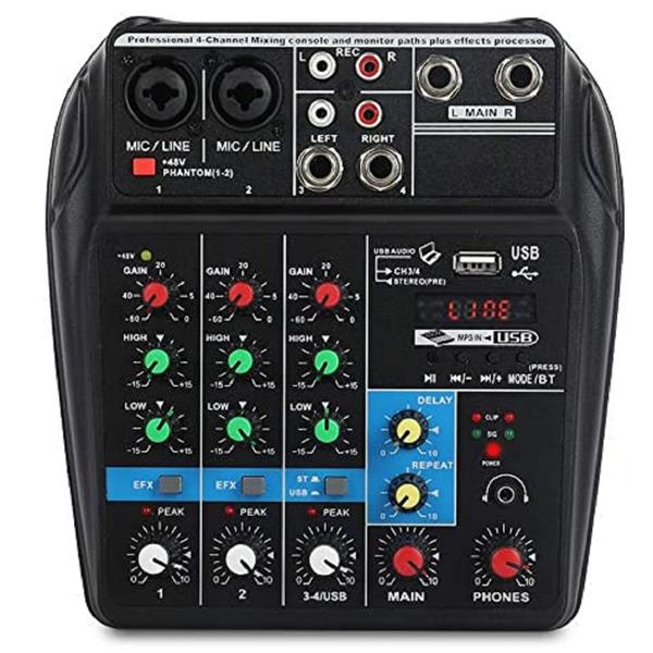 Prixton Wood Turntable Vinyl Record Player Bluetooth