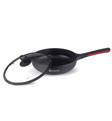 Muller Koch 28cm Deep Frypan with Glass Lid
