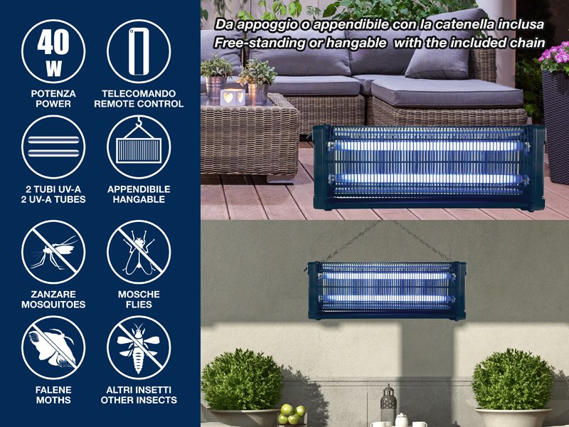 Beper Insect Killer Lamp 40W with Remote