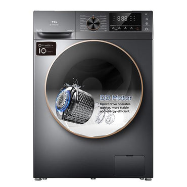 TCL Front Load Washer 10KG 1200RPM Dark Grey