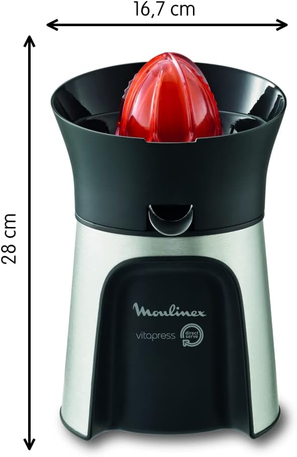 Moulinex Vita Press Citrus Juicer 100W 3 Cones Silver