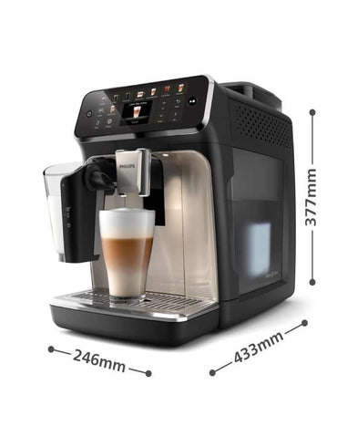 Philips 5500 Series Espresso Machine 20 Drinks LatteGo SilentBrew TFT Display