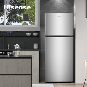 Hisense Top Mount Refrigerator 17CFT No Frost Inverter Silver