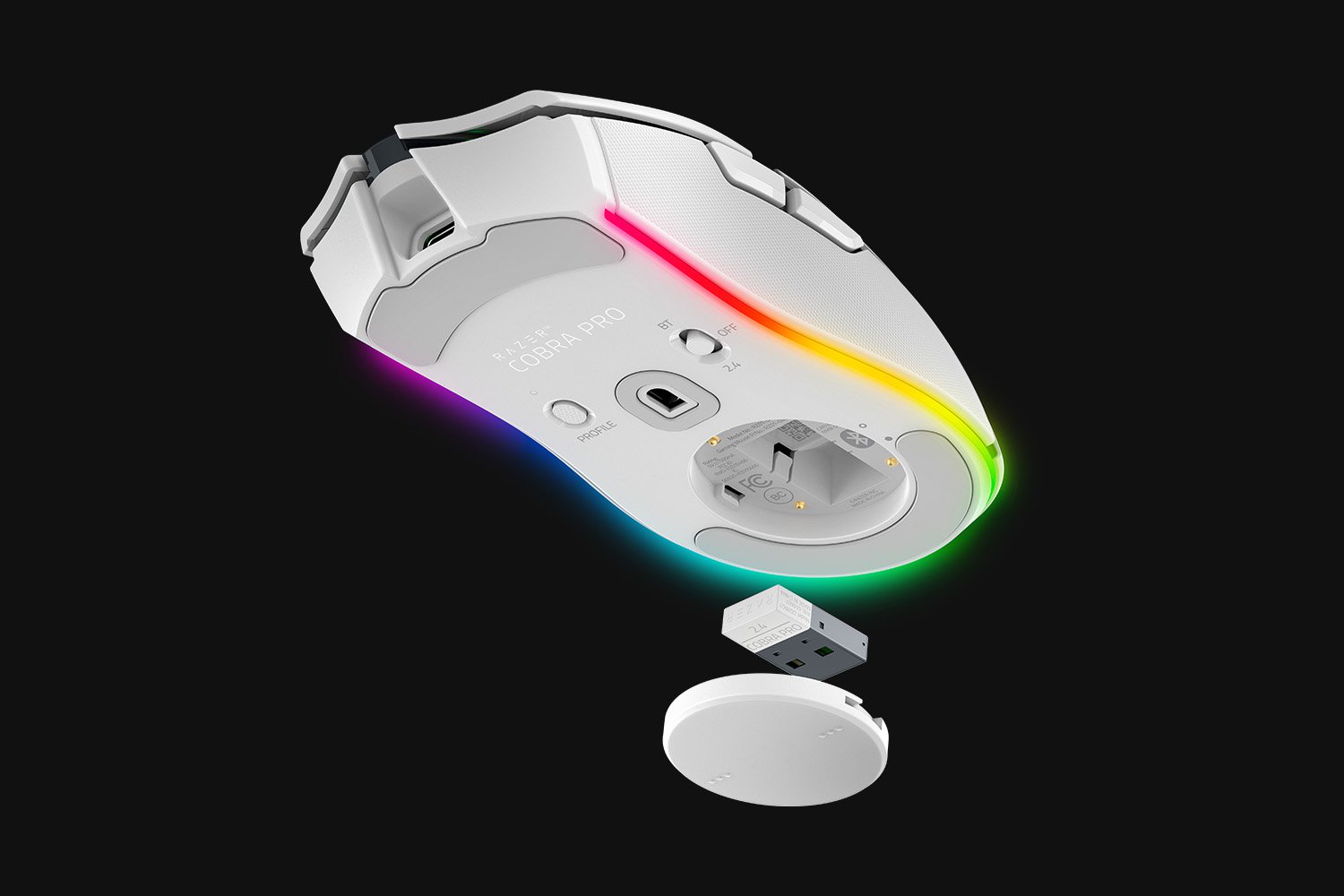 Razer Cobra Pro Wireless Gaming Mouse White