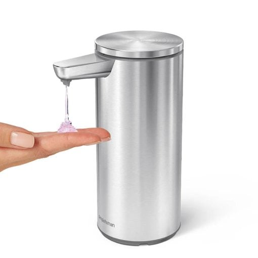 Simplehuman Rechargeable Sensor Soap Pump 237ml Brushed Nickel