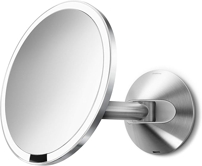 Simplehuman Wall Mount Sensor Mirror 5X 20cm SS