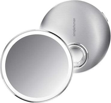 Simplehuman Compact Sensor Mirror Rechargeable Brushed