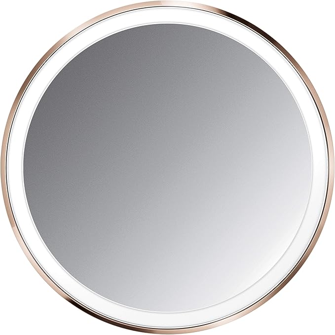Simplehuman Compact Sensor Mirror Rechargeable Rose Gold