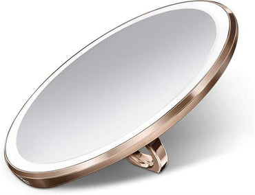 Simplehuman Compact Sensor Mirror Rechargeable Rose Gold