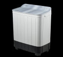 Semi-Automatic Washer 8KG Steel Glass Top