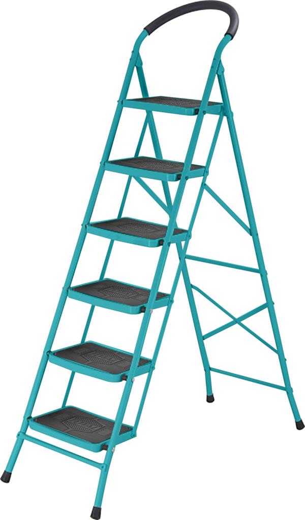 Total Steel Ladder 6 Steps 150KG