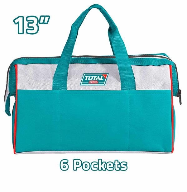 Total Tools Bag 13 Inch Rigid Frame
