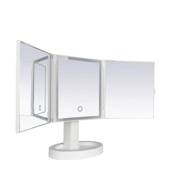 Conqueror Foldable LED Makeup Mirror 5x Magnification