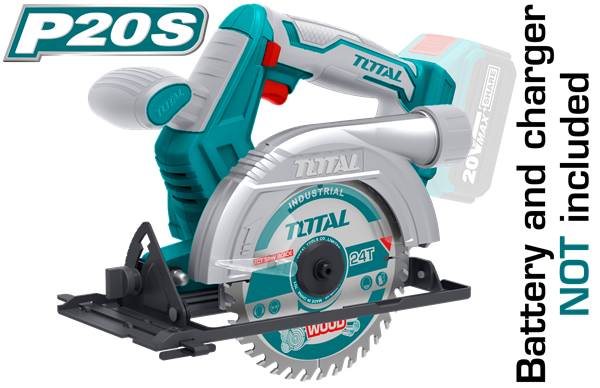 Total Cordless Circular Saw 20V 140mm Blade