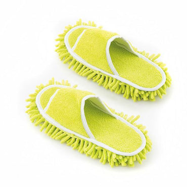 InnovaGoods Dry Mop Slippers Mop&Go Microfibre