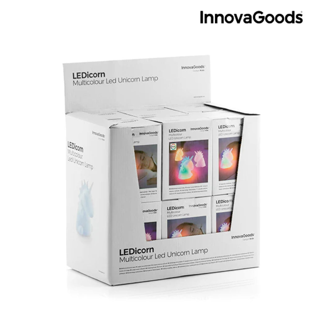 InnovaGoods Multicolour Unicorn LED Lamp Night Light