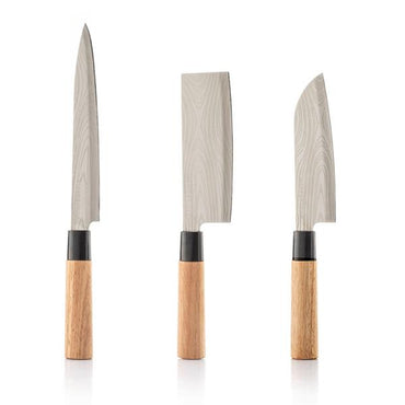 InnovaGoods 3PC Professional Knife Set Damas Carry Case