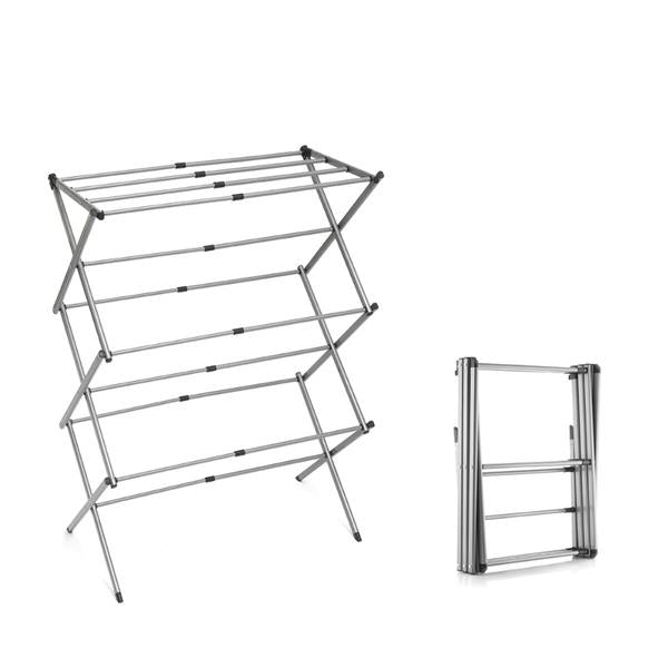InnovaGoods Folding Extendable Metal Clothes Dryer 11 Bars